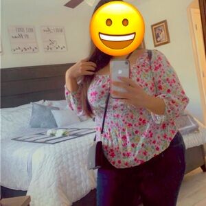Flowery Blouse